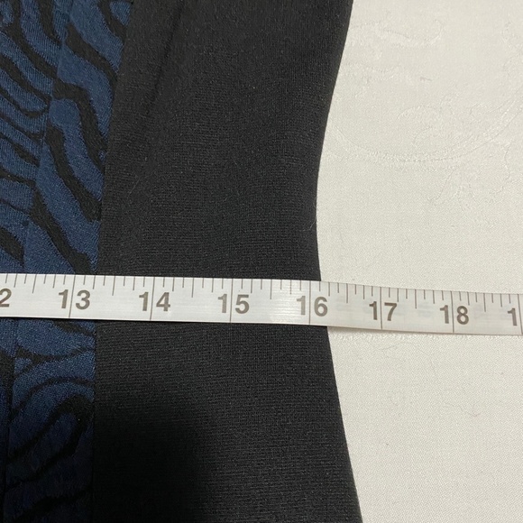 Ivanka Trump Sleeveless Women's Blue/Black‎ Cocktail Midi Dress Size 14 - Picture 10 of 12